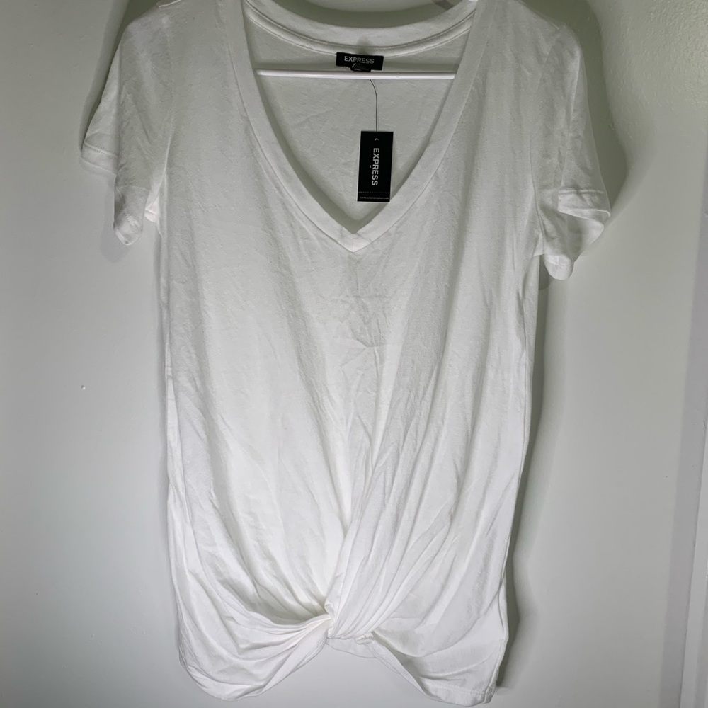 White twist T-Shirt